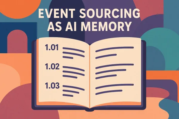 Event Sourcing as the Backbone of AI Memory: Learning from How the Human Mind Works